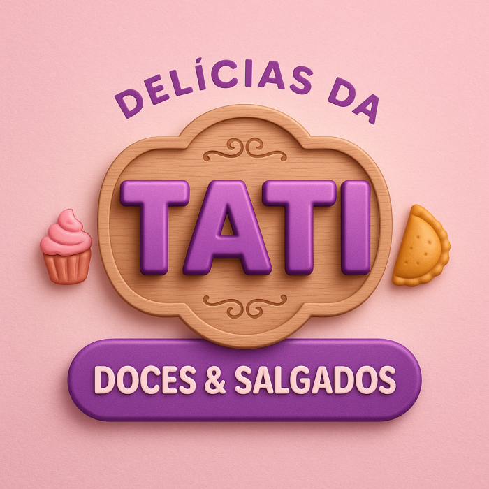 Logo de Delicias da Tati Doces e Salgados