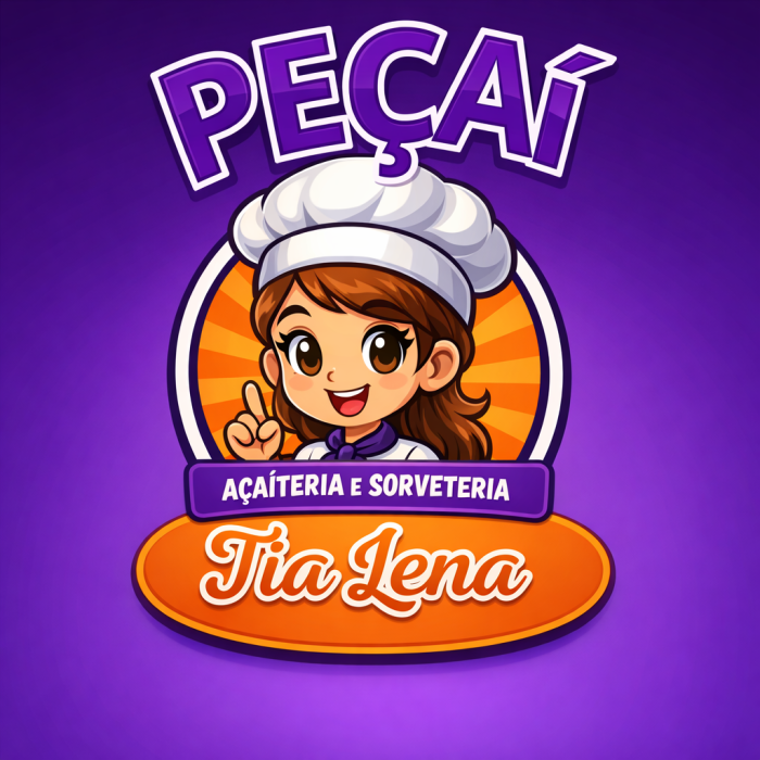 Logo de Peçai Açaiteria e Sorveteria da tia Lena