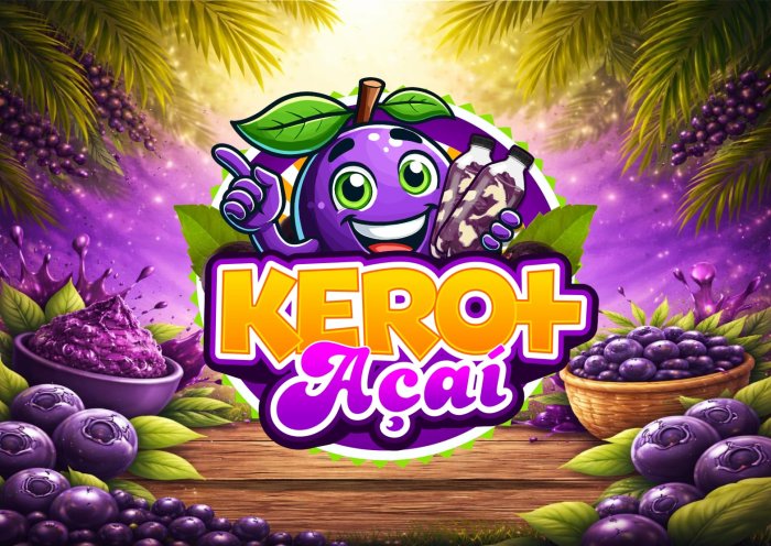 Logo de Kero + Açaí
